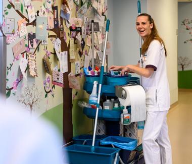 Werkstudent schoonmaak (4 uur)